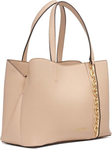 حقيبة كالفن كلاين أديلين ثلاثية المقصورات، أسود/فضي in Kuwait