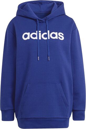 adidas Women's Essentials Oversize Fleece Hoodie, Halo Blush/ Gold Met, Large… in Saudi Arabia