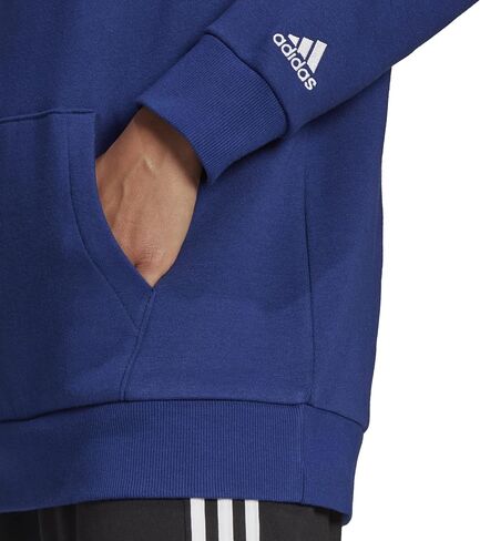 adidas Women's Essentials Oversize Fleece Hoodie, Halo Blush/ Gold Met, Large… in Saudi Arabia