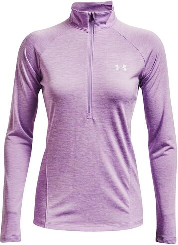 Under Armour Women's Tech Twist ½ Zip Long-Sleeve Pullover , Octane (566)/Metallic Silver , XX-Large in Saudi Arabia