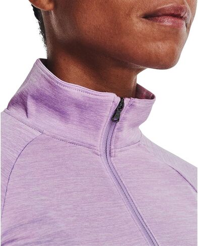 Under Armour Women's Tech Twist ½ Zip Long-Sleeve Pullover , Octane (566)/Metallic Silver , XX-Large in Saudi Arabia