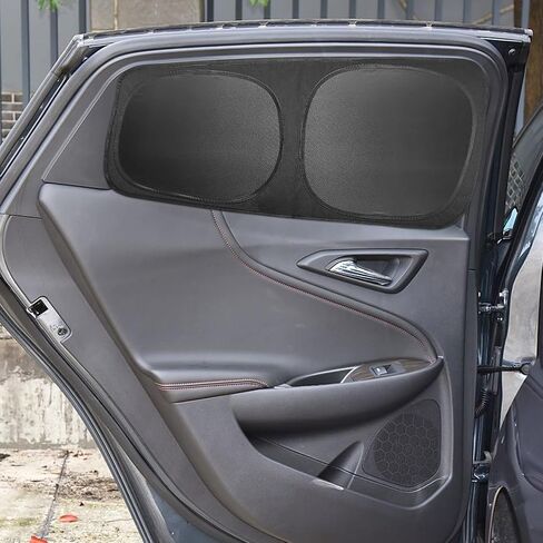 Compatible with Windshield Sun Shade Covers for Chevy Trax 2013-2022,Side Rear Window Sunshades Keep Vehicle Cool,100% UV Blockout Suitable for Camping,Privacy Protection,Sleeping(4PCS) in Saudi Arabia