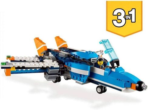 LEGO Creator 3in1 Twin Rotor Helicopter 31096 Building Kit (569 Pieces) in Saudi Arabia