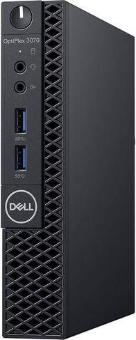 كمبيوتر ديل اوبتيبليكس 3070 المكتبي - انتل كور i5-9500 - ذاكرة الوصول العشوائي 8 جيجابايت - وسيط تخزين ذو حالة ثابتة 256 جيجابايت - حجم صغير in Kuwait