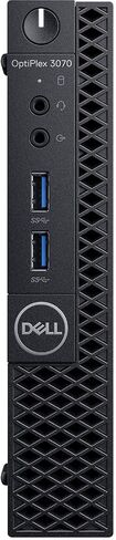 كمبيوتر ديل اوبتيبليكس 3070 المكتبي - انتل كور i5-9500 - ذاكرة الوصول العشوائي 8 جيجابايت - وسيط تخزين ذو حالة ثابتة 256 جيجابايت - حجم صغير in Kuwait