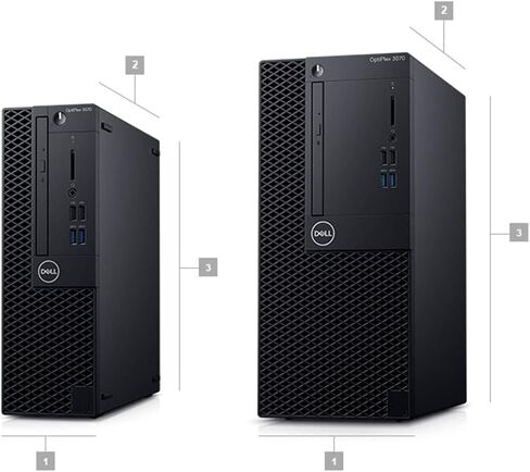 Dell OptiPlex 3070 Desktop Computer - Intel Core i5-9500T - 8GB RAM - 256GB SSD - Micro PC in Saudi Arabia