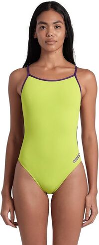 ARENA Performance Women's Team Solid Lace Back Swimsuit One Piece Bathing Suit in Saudi Arabia