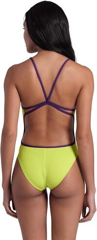 ARENA Performance Women's Team Solid Lace Back Swimsuit One Piece Bathing Suit in Saudi Arabia