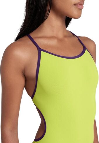 ARENA Performance Women's Team Solid Lace Back Swimsuit One Piece Bathing Suit in Saudi Arabia