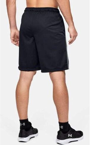 Under Armour Men's UA Tech HeatGear Athletic Mesh Shorts (L, Black) in Saudi Arabia