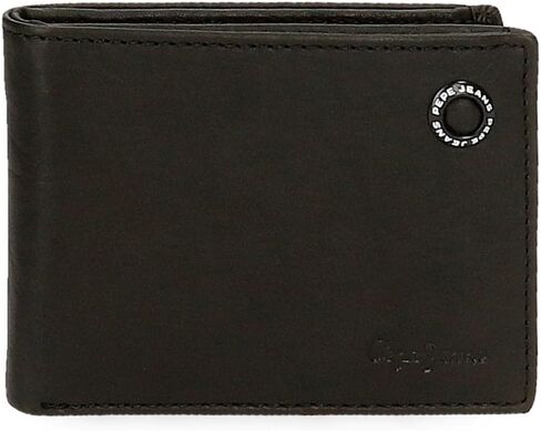 Pepe Jeans Men's Horizontal Wallet with Purse, Blue in Saudi Arabia