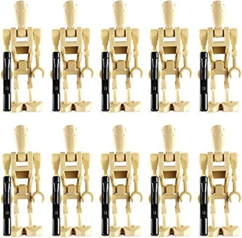 LEGO 10 New Battle Droid Minifig Lot Star Wars Figures Minifigures Clone Guns in Saudi Arabia