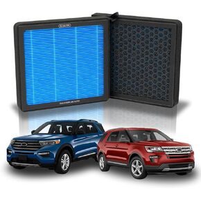مرشح الهواء المقصورة CF11176 FITS 2011-2019 Ford Explorer ، 2010-2019 Taurus ، 2010-2019 Flex ، 2013-2019 Unterceptor Police ، 2013-2019 Police Interceptor Sedan