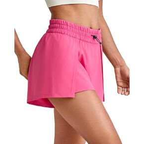 G4Free 2 in 1 Flowy Athletic Running Shorts for Women Mid Rise Quick Dry Workout Summer Shorts for Tennis with Liner in Kuwait