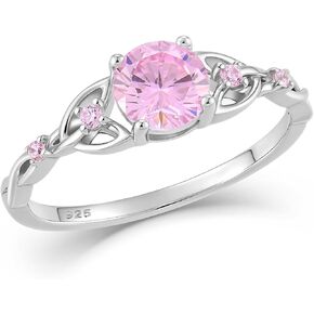 Celtic Knot Ring for Women 925 Sterling Silver Promise Ring for Her in Saudi Arabia