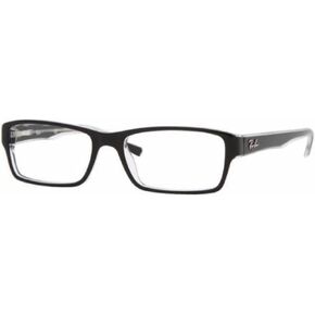 Ray Ban RX5169 Eyeglasses-2034 Black/Transparent-52mm