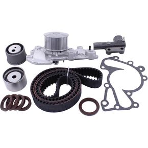 MOTOKU Timing Belt Kit with Hydraulic Water Pump for Hyundai Santa Fe 2.7 2001-2006, Sonata 2.5 2.7 1999-2005, Tiburon 2.7 2003-2008, Tucson 2.7 2005-2009, Kia Optima 2001-2005, Sportage 2.7 2005-2010