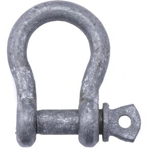 Whitecap Industries S-1530P Galvanized Steel Shackle - 1/4" Rope Size