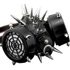 Spike Rivet Steampunk Masquerade Gas Face Mask Cosplay Costume Party