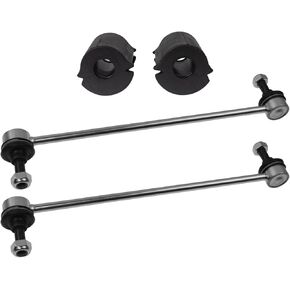 TRQ Front Suspension Kit Sway Bar Bushing Set Sway Bar Stabilizer Link Compatible with 2007-2012 Ford Escape 2008-2011 Mazda Tribute Mercury Mariner
