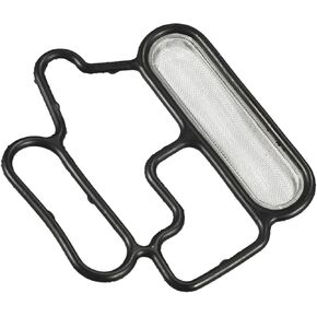 Motoforti Auto Solenoid Gasket Spool Valve, Solenoid Valve Gasket Filter Screen, for Honda Accord 2008-2012,Rubber Metal,Black Silver Tone