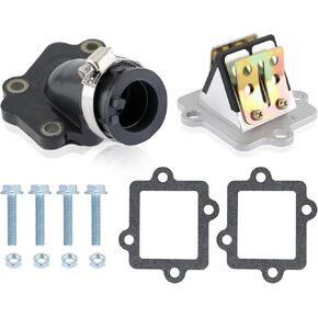 0450065 Intake Manifold Boot Intake Reed Valve with Gasket Compatible with Polaris Sportsman 90 2001-2006 Scrambler 50 90 2001-2003 Predator 50 90 2003-2006
