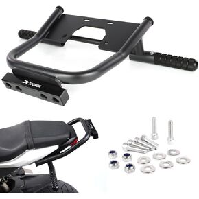 Xitomer Steel Subcage with Scrape Bar Fit for Grom 125 MSX125 2016-2020 Motorcycle Rear Footrests 12 bar Subcage Wheelie Scraper Guards Stunt Protection