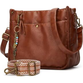 Worldlyda Crossbody Bags for Women Soft Trendy Vegan Leather Shoulder Handbags and Purses for Women Tote Hobo Satchel
