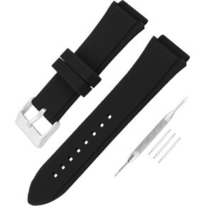 Rubber Watch Band Compatible for Guess W0040G7 W0247G3 W0040G3 45mm Silicone Strap Replacement for men and women wirst watchband