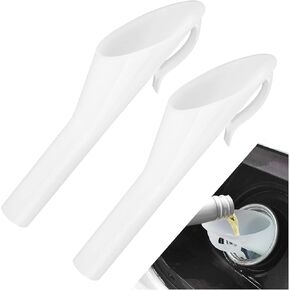 2PCS Funnels for Automotive Use,Replacement for OEM#8U5A-17b068-EB 1782177 Original Capless Fuel Funnel,Compact Spare Uncapsless Capt Tank Funnel Compatible with Ford