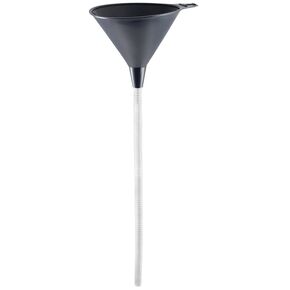 Edward Tools 18-Inch Transmission Funnel - High-Density Polyethylene Plastic - Adjustable, Flexible Funnel Tube for Hard-to-Reach Spots - Rust Dent Proof - for Transmission Fluid Delivery