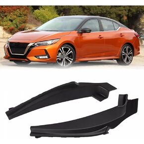 Front Wiper Side Cowl Extension Cover Trim for 2013-2019 Nissan Sentra LH+RH Pair