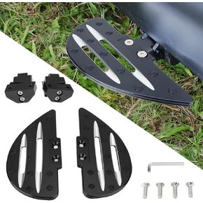 Upgraded Extended Driver Floorboards for Can Am Ryker All Models 2015-2025, Wider Larger Rider Foot Pegs for Can-Am Ryker 600 900 Rally Sport