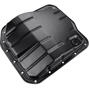 Transmission Oil Pan with Drain Plug Compatible with Toyota Avalon 2005-2007, Camry 2004-2009, Corolla 2009-2013, Matrix, Sienna, Solara, Highlander, ES330 RX330 RX350 Replacement for 265-836