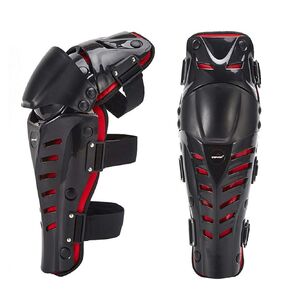 Motorcycle Knee Shin Guard Pads, Long Leg Sleeve Crashproof Motocross Protective Gear Armor Bendable Adjustable Mtb Knee Pads for Men Mountain Biking Racing (Black)