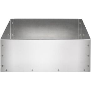 Aluminum Gas Can Holder Rack, Fuel Can Mount fits Two 5 Gallon Fuel jugs with Base Dimensions Under 11 Inches (Five-Sided Support)