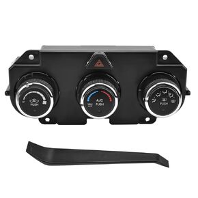 68268190AA Temperature Control Climate AC Heat Control Compatible with Dodge Ram 1500 2500 2014-2018/1500 Classic 2019-2024 Replaces 68186217AD 68236776AB 68239170AA, AC Heater Climate Control