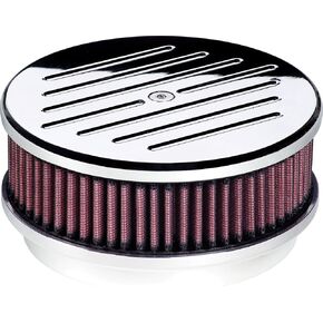 Billet Specialties 15120 6-3/8" Round Ball Milled Billet Air Cleaner