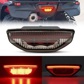 ATV Motorcycle LED Tail Light LED Brake Lamp Replaces# 33700-HN1-A71 Compatible with Honda TRX 250 300 400EX Rancher 420 TRX400X 500 700(Black)