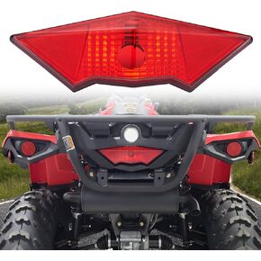 A & UTV PRO Tail Light Housing for 2008-2022 Can-Am Outlander Max 400 450 500 570 650 800, Rear Brake Stop Lamp Lens Accessories, Red, Replace OEM #710001203, 1PCS