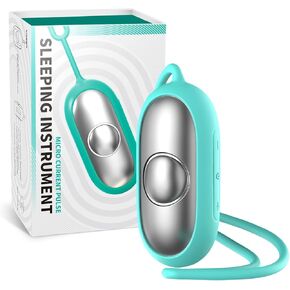 Sleep Aid Device - Sleep Instrument | Two Modes Compact Handheld Relaxation Tool for Better Sleep, Anxiety Relief, and Improve Focus, Great for Home or Travel (Silver)
