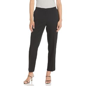 Kasper Women's Straight-Leg Elastic Back Pants