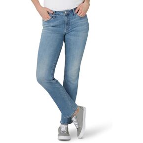 Lee womens Regular Fit Straight Leg Jeans, Anchor, 16 US in Kuwait