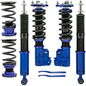 maXpeedingrods Coilovers for Honda Civic 2006-2011, Height Adjustable Coilovers Suspension Kit Struts, Preset Damping Shock Absorber Lowering Kit, Gold