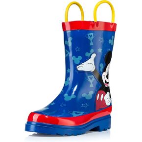 Disney Mickey Mouse Blue and Red Rain Boots - Size 8 Toddler