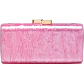 Acrylic Clutch Purses for Women Chic Metal Evening Handbag Evening Clutch Bag with Chain for Prom Wedding Party 2025