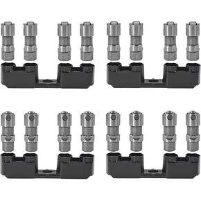 8C3Z6C329B 16PCS Diesel Lifter and Guide Kit Compatible with 2003-2010 Ford Super Duty F-250 F-350 F-450 F-550 with 6.0L and 6.4L Powerstroke Diesel Engine 8C3Z6C329D 3C3Z6C329AA 3C3Z6500AA
