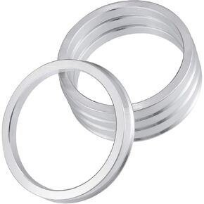 4pcs OD 78.1mm إلى ID 66.9mm ألومنيوم سبيكة السيارات المحور المركزي حلقات العجلة استبدال مركز التبديل البديل