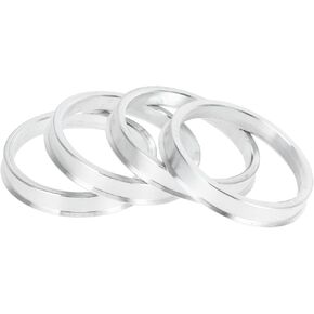 Hub Centric Rings, 56.1mm ID to 64.1mm OD Vehicle Wheel Hubrings Aluminum Alloy, 4 Pcs