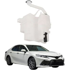 labwork Plastic Windshield Washer Fluid Reservoir Tank No Liquid Level Sensor White with Tube Replacement for Toyota Camry 2018-2022 TO1288239 85315-33530 85315-33520 85315-06230
